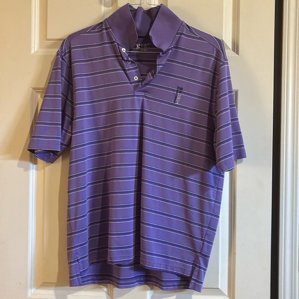 Gear For Sports Stone Harbor Size L Men's Golf Athletic Polo Short Sleeve Shirt